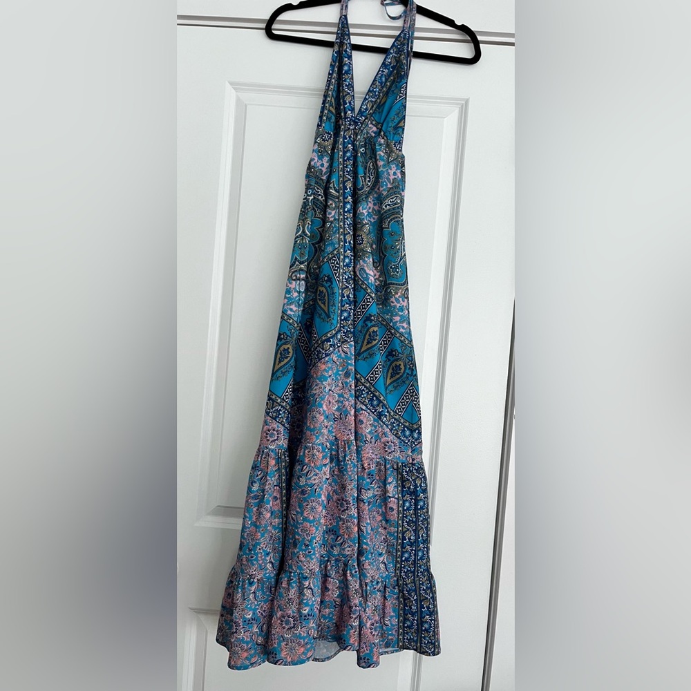 Boho Triangle Top Long Dress